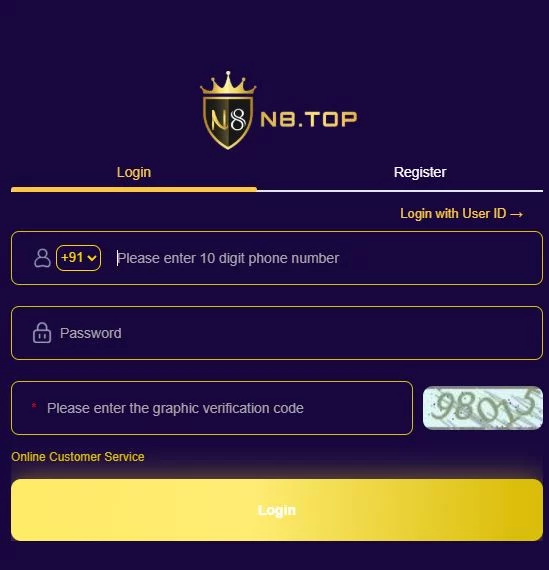 N8 Casino login